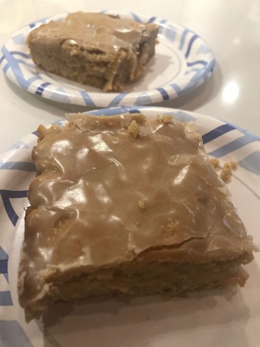 Maple Glazed Apple Blondies – My Blog